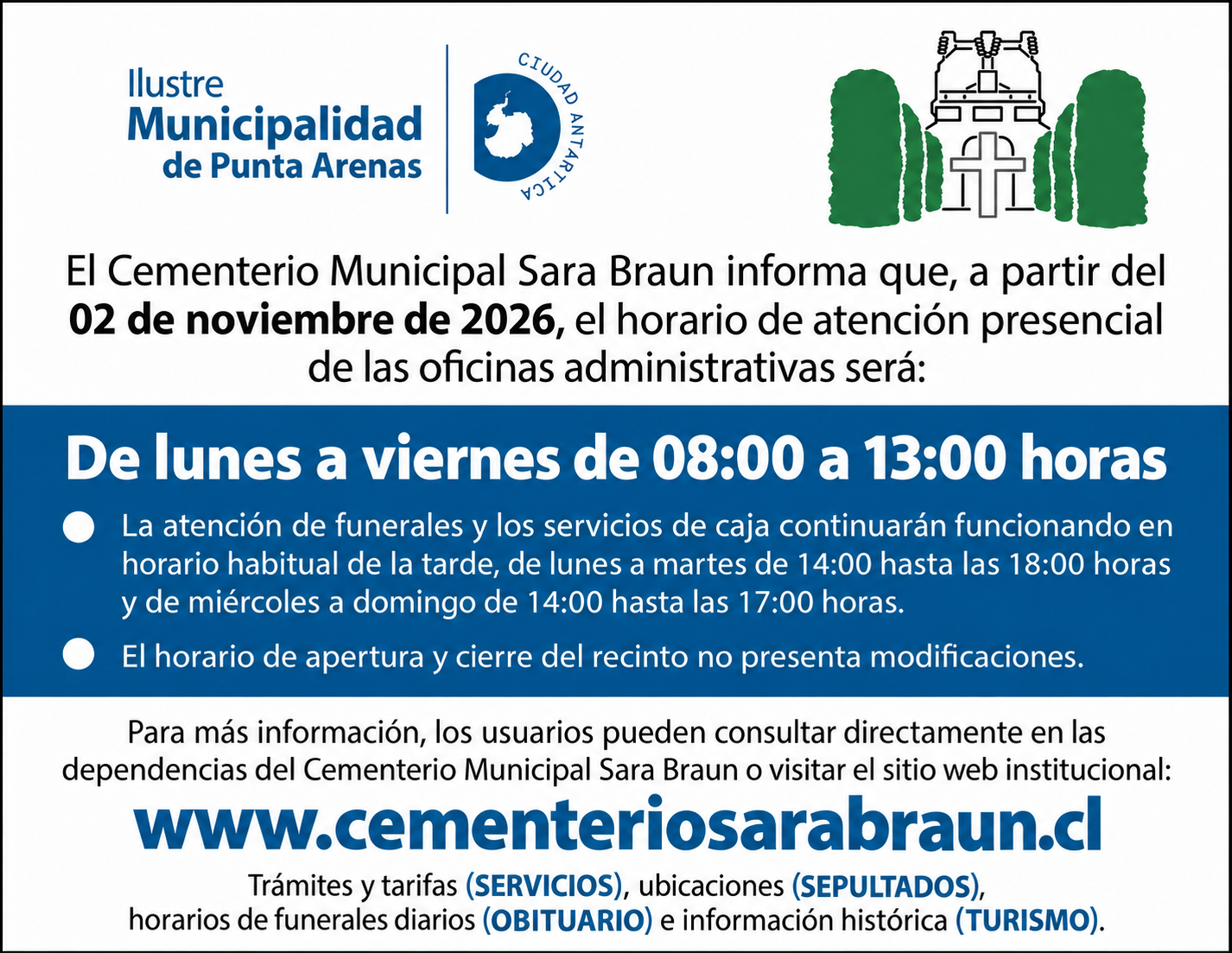 HORARIO Cementerio